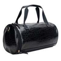 Torba MONNARI BAG4360-M20 -  CZARNE CROCO