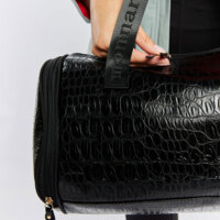 Torba MONNARI BAG4360-M20 -  CZARNE CROCO