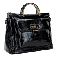 Torebka MONNARI BAG4580-M20 -  CZARNE CROCO