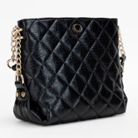 Torebka MONNARI BAG4610-M20 -  CZARNE CROCO