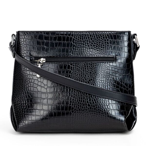 Torebka MONNARI BAG4110-M20 -  CZARNE CROCO