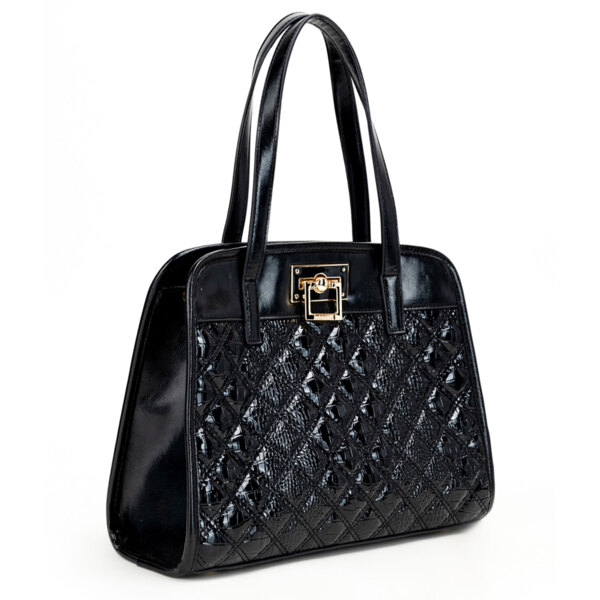 Torebka MONNARI BAG4130-M20 -  CZARNE CROCO